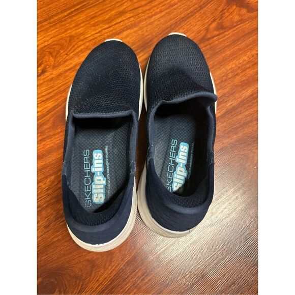 Skechers Navy Hands Free Slip-Ins: Go Walk Flex size 7.5 - Picture 6 of 8